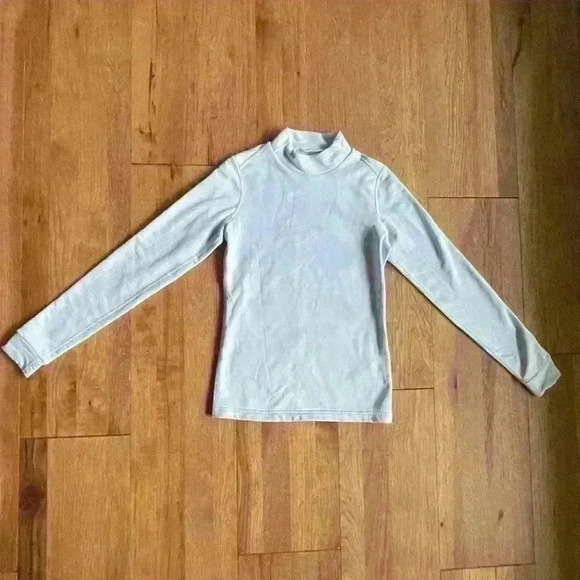 Nike Tops - Nike Powder Blue Dri-Fit Fleece Lined Crew Neck Long Sleeve Top Women’s Sz Small